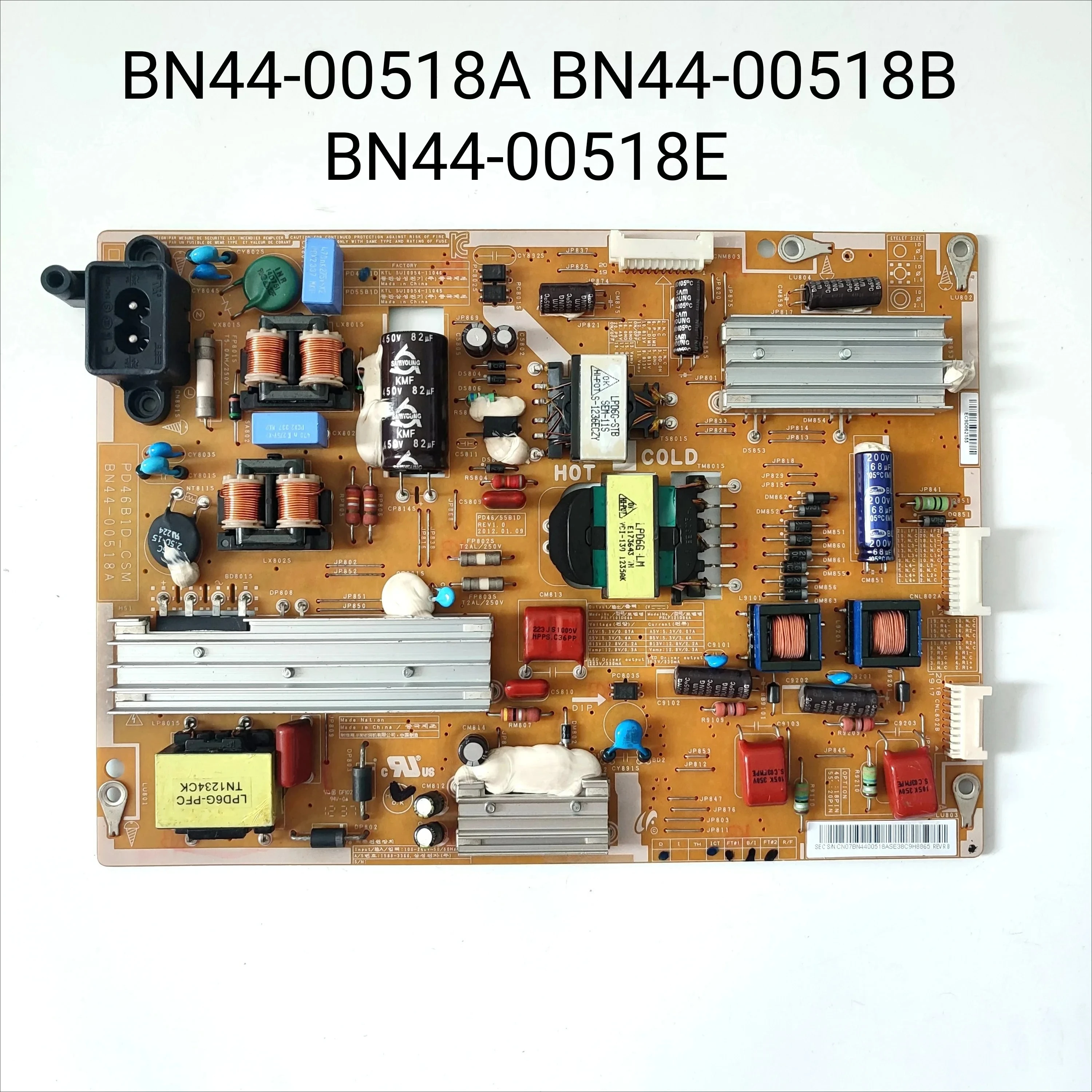 BN44-00518A BN44-00518B BN44-00518E Power Supply Board For UE37ES6300 UE37ES6307 UE40ES6140 UA40ES6200 UE46ES6300 UE46ES6100 TV
BN44-00518A BN44-00518B BN44-00518E Power Supply Board For UE37ES6300 UE37ES6307 UE40ES6140 UA40ES6200 UE46ES6300 UE46ES6100 TV