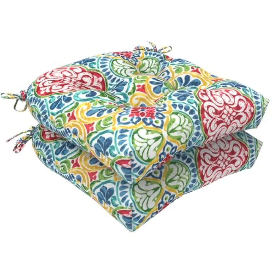 Outdoor Wicker Chair Cushions, 19"x19"x4" Patio Chair Cushions with Ties, Water Repellent Thick Tufted Seat Cushions for Patio
Outdoor Wicker Chair Cushions, 19"x19"x4" Patio Chair Cushions with Ties, Water Repellent Thick Tufted Seat Cushions for Patio