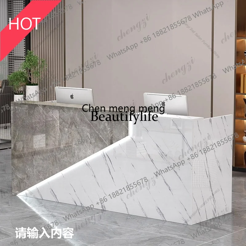 A51 Modern Consulting Company Front Desk Nordic Creative Beauty Salon Enterprise Reception Desk Commercial Office Furniture
A51 Modern Consulting Company Front Desk Nordic Creative Beauty Salon Enterprise Reception Desk Commercial Office Furniture