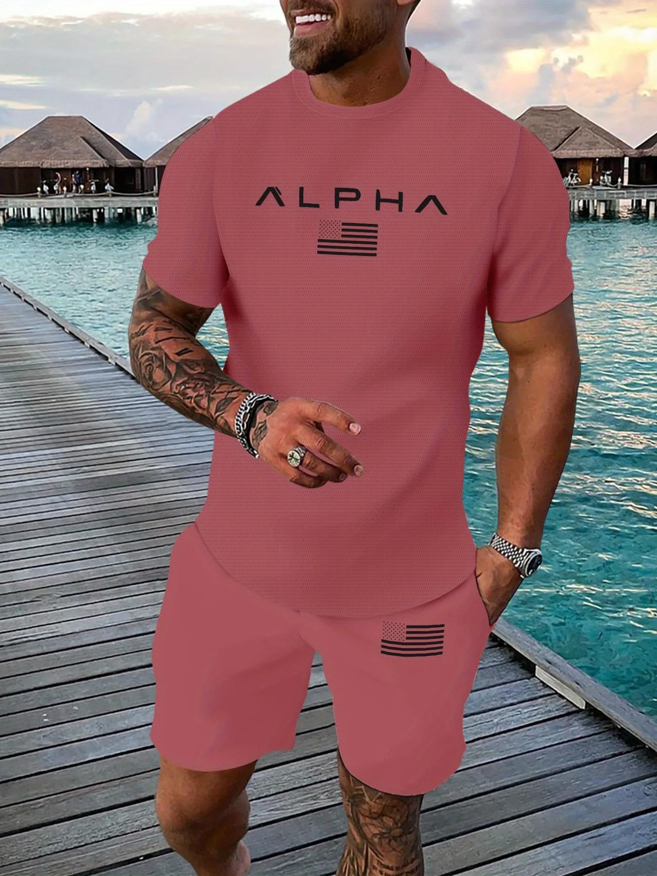 Casual Sports Suit Breathable Outdoor Casual Men's T-shirt and Five-Pants Suit Summer 3D Printing Suit Men's Adult Sports Casual
Casual Sports Suit Breathable Outdoor Casual Men's T-shirt and Five-Pants Suit Summer 3D Printing Suit Men's Adult Sports Casual