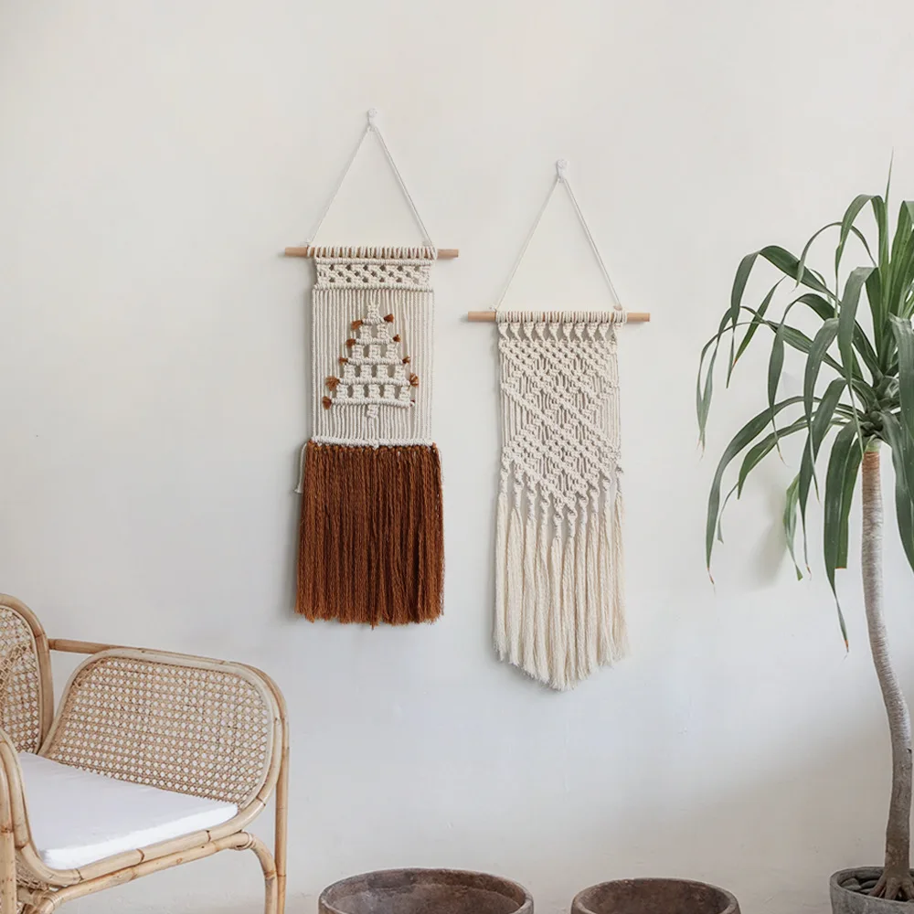 Bohemian Macrame Wall Hanging Tassel Boho Tapestry Hand-Woven Livingroom Bedroom House Ornament Decoration
Bohemian Macrame Wall Hanging Tassel Boho Tapestry Hand-Woven Livingroom Bedroom House Ornament Decoration