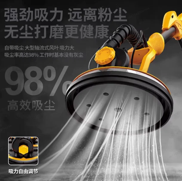 Wall sander, hand-held self-vacuuming, ceiling putty, dust-free machine, sandpaper machine, polishing machine, wall grinder
Wall sander, hand-held self-vacuuming, ceiling putty, dust-free machine, sandpaper machine, polishing machine, wall grinder