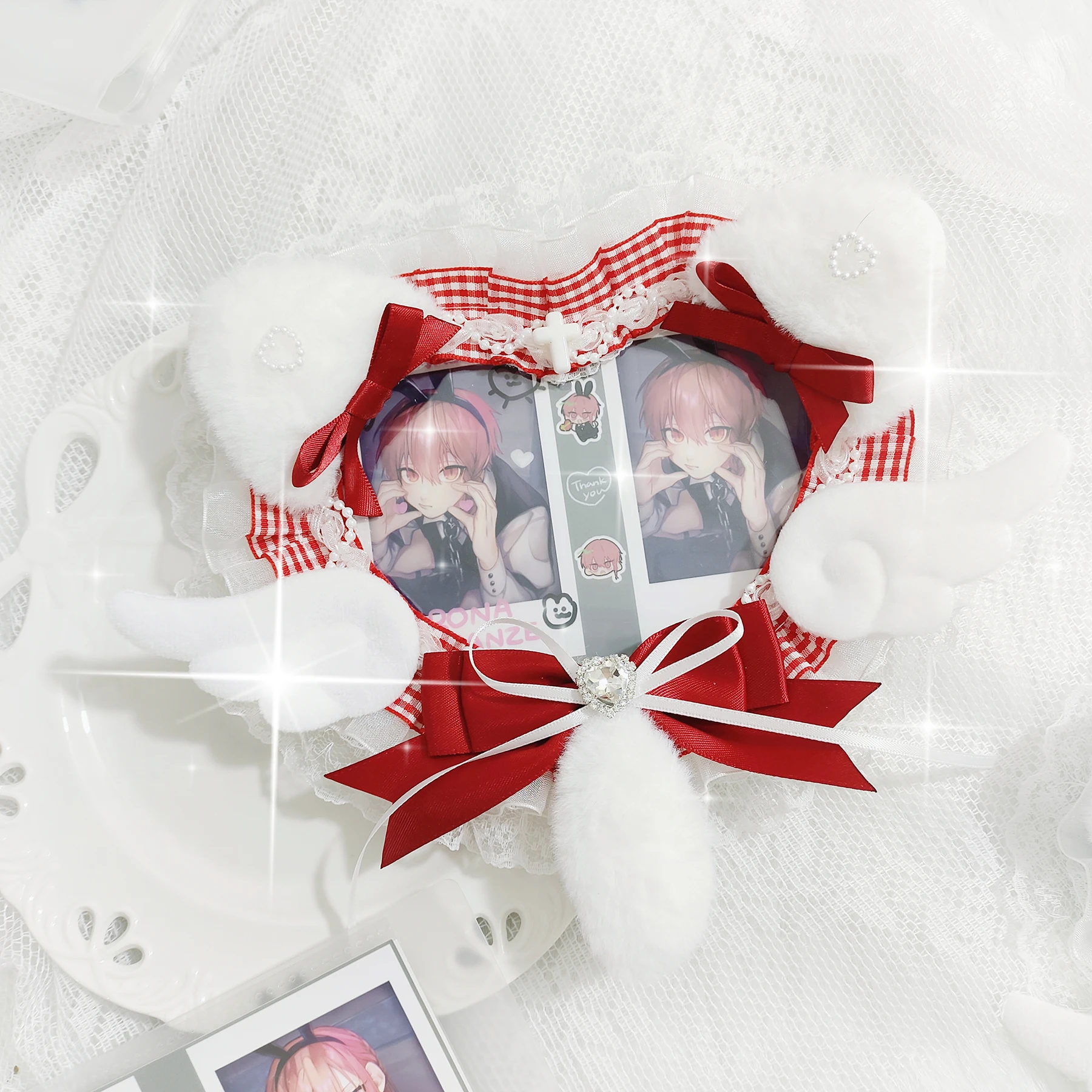 5-дюймовая фотокарта с верхней загрузкой, двойной ангел, крылья котенка, кружевной держатель для карт, стиль пары, 5-дюймовый рукав для карт Cp с брелком
5-дюймовая фотокарта с верхней загрузкой, двойной ангел, крылья котенка, кружевной держатель для карт, стиль пары, 5-дюймовый рукав для карт Cp с брелком