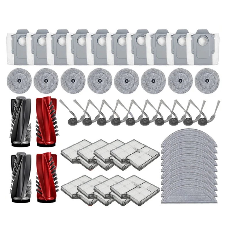 A94E-Набор запасных частей для робота-пылесоса для Roborock Saros, 10-основная щетка, боковая щетка, фильтр Hepa, мешок для пыли, аксессуары для подушечек для швабры
A94E-Набор запасных частей для робота-пылесоса для Roborock Saros, 10-основная щетка, боковая щетка, фильтр Hepa, мешок для пыли, аксессуары для подушечек для швабры