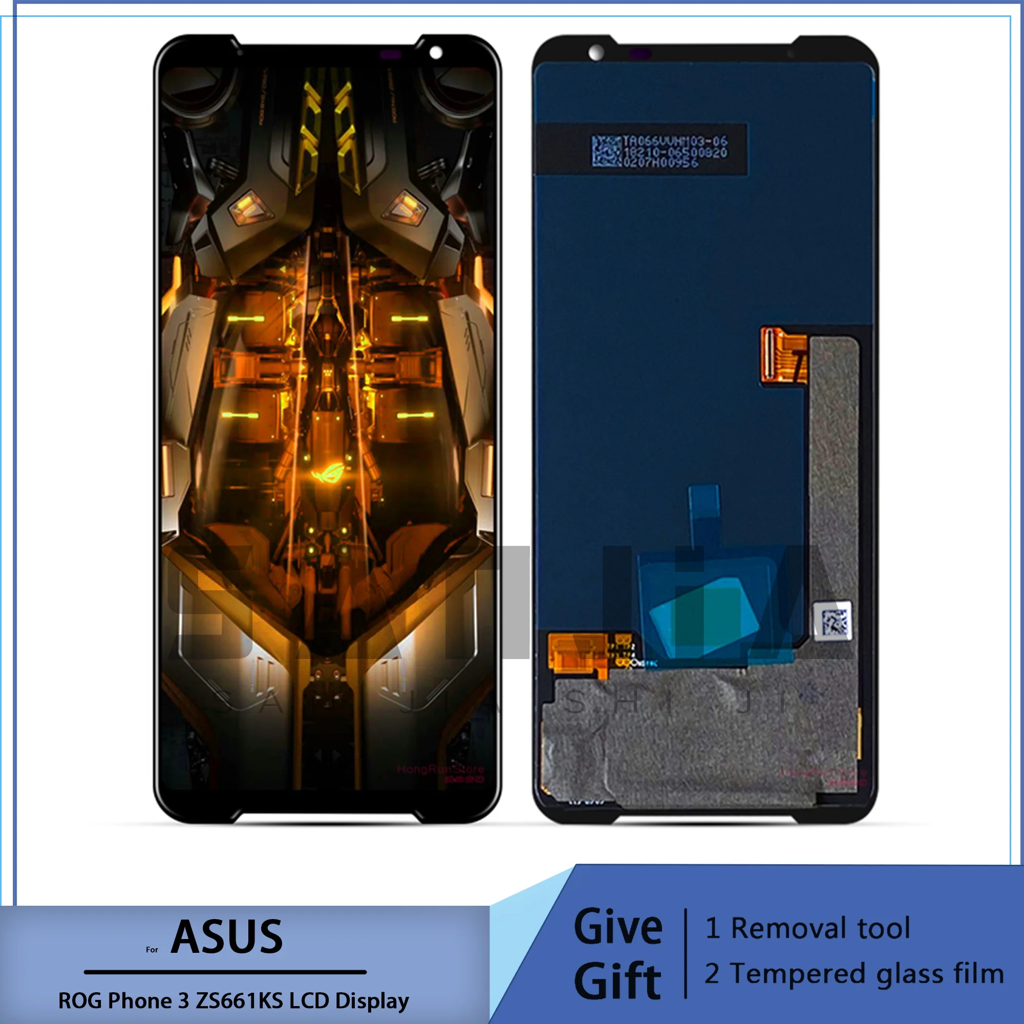 6.59" for lcd asus rog 3 zs661ks lcd screen + touch panel digitizer for phone rog 3 with frame
6.59" for lcd asus rog 3 zs661ks lcd screen + touch panel digitizer for phone rog 3 with frame