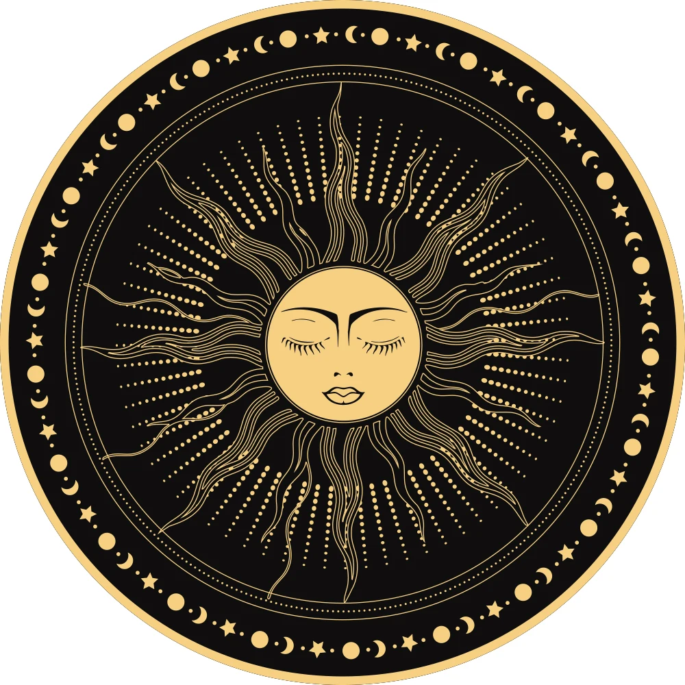 Sun Moon Carpet Rug Round Mat Round Rug Circle Area Rug Sleeping Sun Closed Eyes Rug for Bedroom Living Room
Sun Moon Carpet Rug Round Mat Round Rug Circle Area Rug Sleeping Sun Closed Eyes Rug for Bedroom Living Room