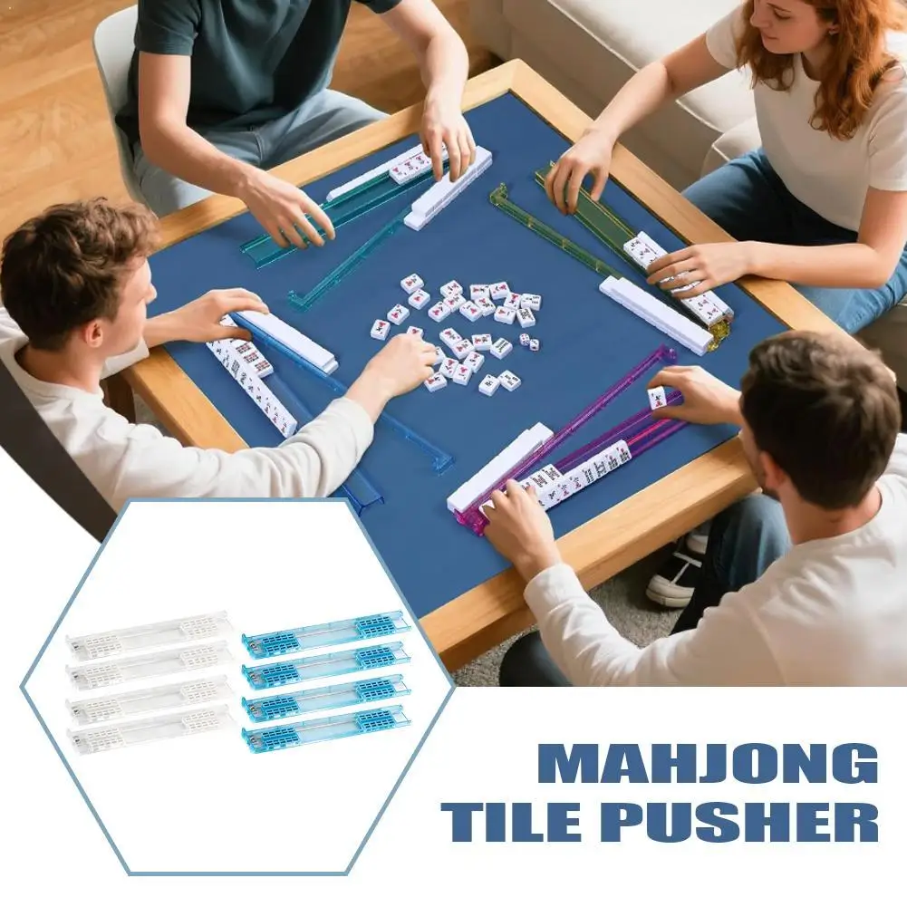 Non-Slip Mahjong Racks Professional Crystal Clear Pushers Set Sturdy Tiles Support Rails For Chinese Mahjong Games Accessories
Non-Slip Mahjong Racks Professional Crystal Clear Pushers Set Sturdy Tiles Support Rails For Chinese Mahjong Games Accessories