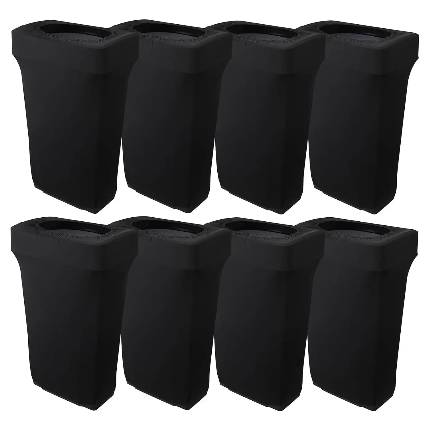 23 Gallon Stretch Spandex Trash Can Cover, 8 Pack Outdoor Fitted Waste Container Cover Rectangular Garbage Can Covers for Weddin
23 Gallon Stretch Spandex Trash Can Cover, 8 Pack Outdoor Fitted Waste Container Cover Rectangular Garbage Can Covers for Weddin