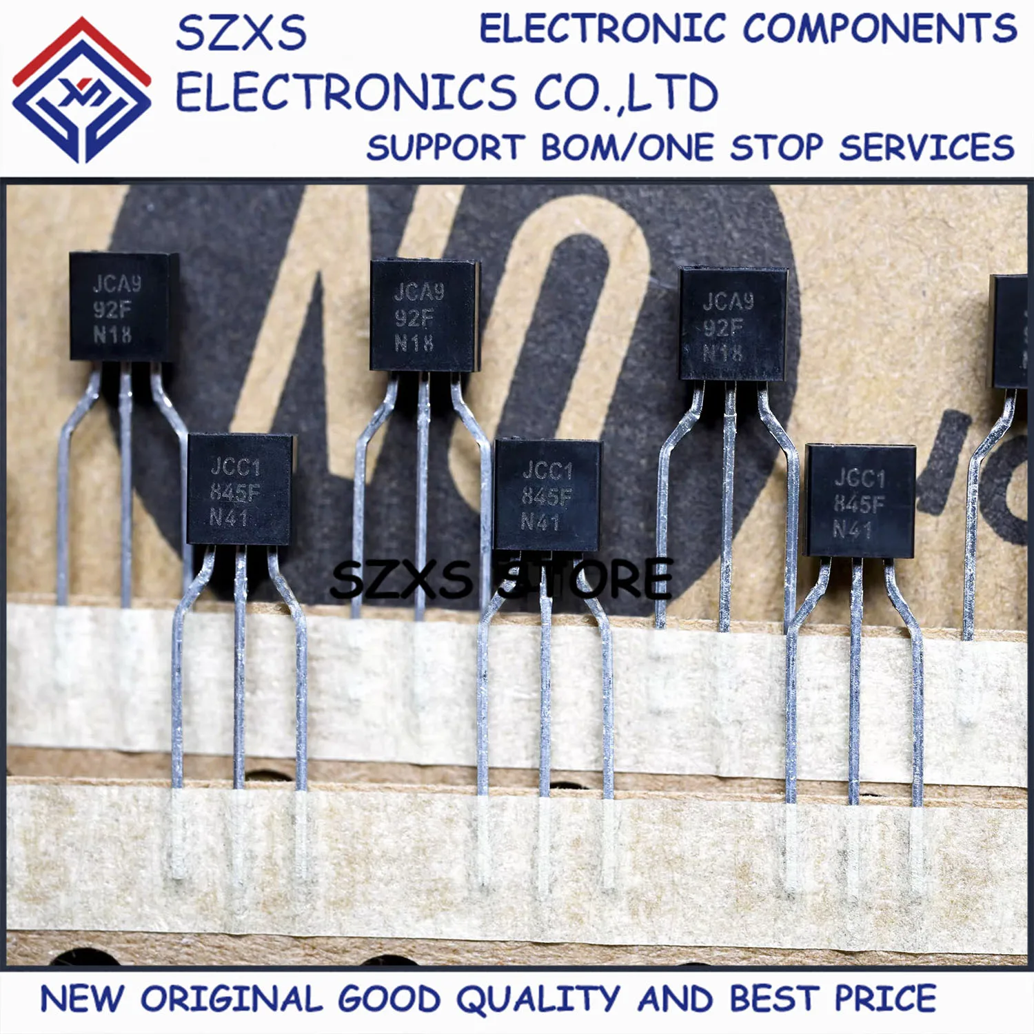 New Original 20Pairs KSA992FTA A992F JCA992F + KSC1845FTA C1845F JCC1845F TO-92 Audio Amplifier Transistor In Stock Good Quality
New Original 20Pairs KSA992FTA A992F JCA992F + KSC1845FTA C1845F JCC1845F TO-92 Audio Amplifier Transistor In Stock Good Quality