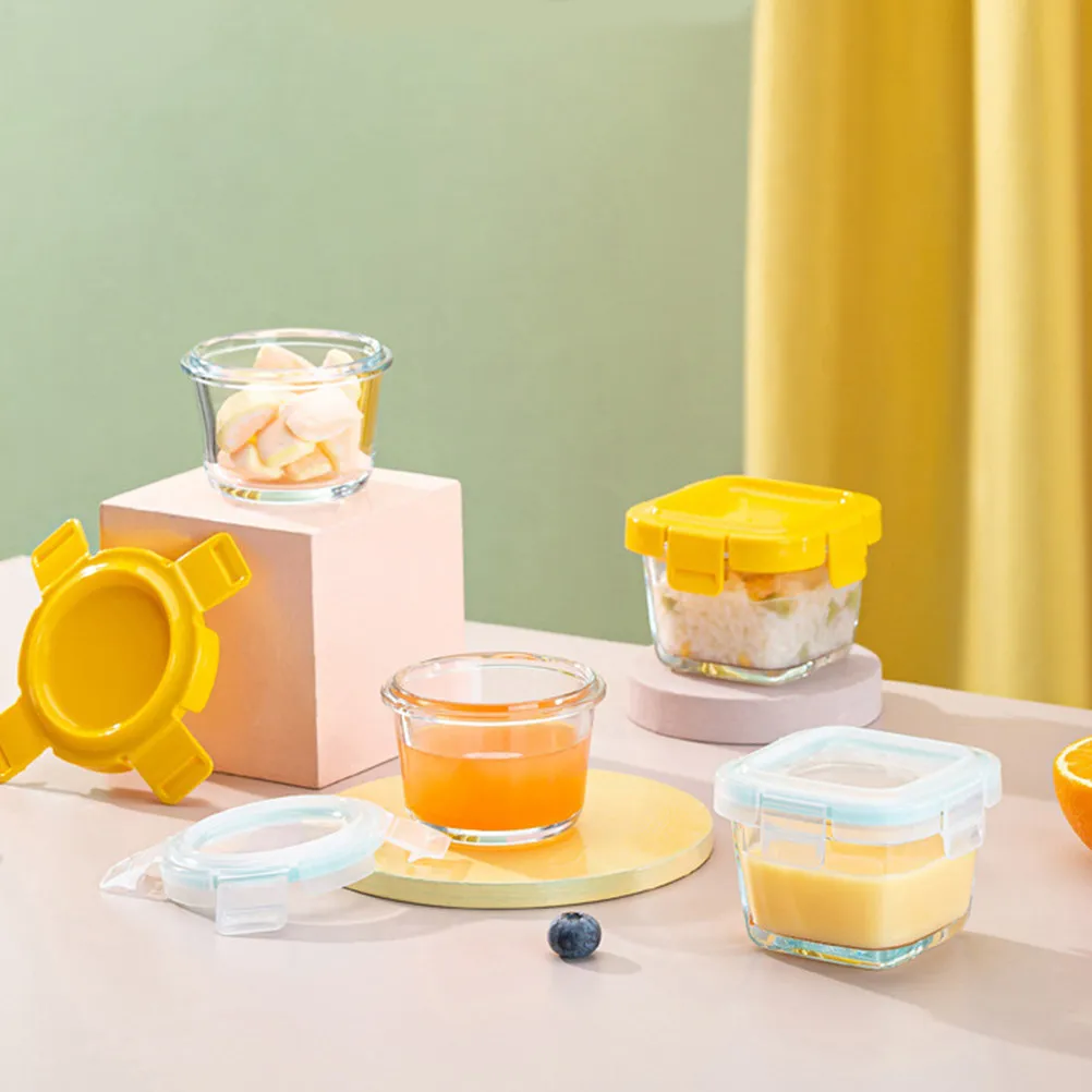 Набор из 4 стеклянных мисок с крышками для хранения продуктов: для детского питания, фруктовых салатов, супов. Подходят для микроволновой печи, духовки, морозильной камеры. Многоразовые.
Набор из 4 стеклянных мисок с крышками для хранения продуктов: для детского питания, фруктовых салатов, супов. Подходят для микроволновой печи, духовки, морозильной камеры. Многоразовые.