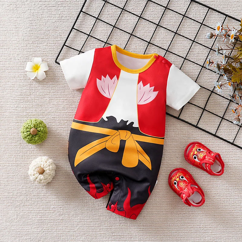 Newborn Baby Boys Summer Traditional Chinese Anime Cartoon Cosplay Style Jumpsuit for 0-18M
Newborn Baby Boys Summer Traditional Chinese Anime Cartoon Cosplay Style Jumpsuit for 0-18M