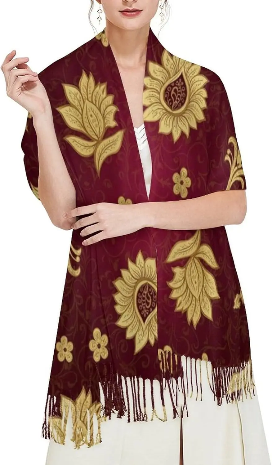 Vintage Sunflowers Ladies Warm Autumn Scarf Pashmina Wraps Shawl Winter Cozy Designer Scarf
Vintage Sunflowers Ladies Warm Autumn Scarf Pashmina Wraps Shawl Winter Cozy Designer Scarf