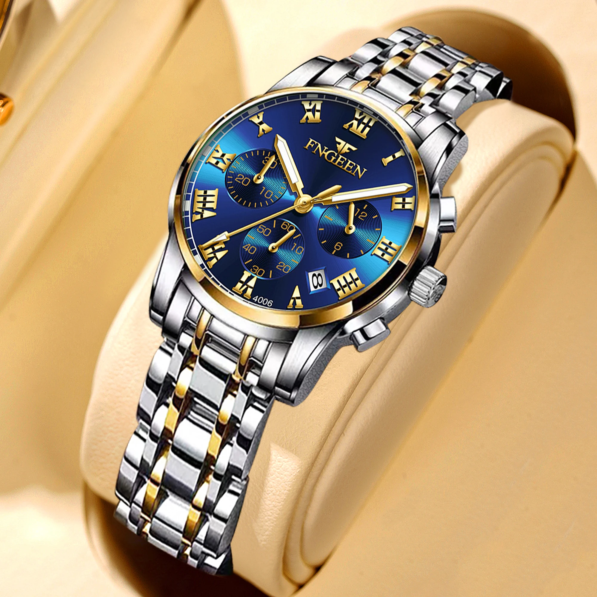 FNGEEN Luxury Quartz Watch Women Elegant Stainless Steel Watch Luminous Waterproof Date Wristwatch Ladies Dress Watch Ms4006
FNGEEN Luxury Quartz Watch Women Elegant Stainless Steel Watch Luminous Waterproof Date Wristwatch Ladies Dress Watch Ms4006