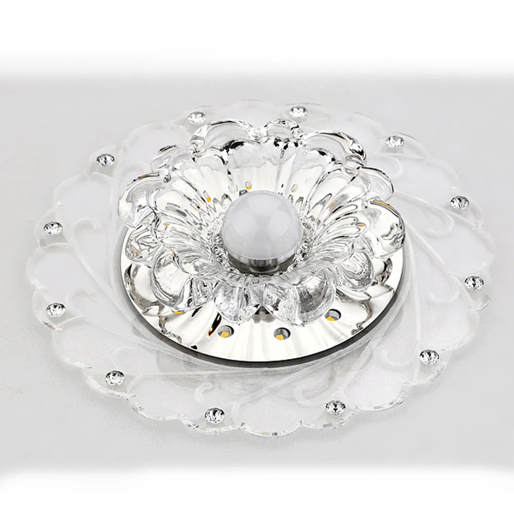 Dimmable Crystal Ceiling Light LED Flush Mount Lamp Modern Round Design for Hallway Kitchen Garage Office Entryway
Dimmable Crystal Ceiling Light LED Flush Mount Lamp Modern Round Design for Hallway Kitchen Garage Office Entryway