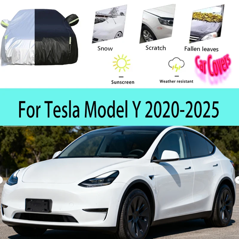 For Tesla Model Y 2020-2025 2022 2023 Full Car Covers Outdoor Sun Anti UV Rain Snow Dust Protection Oxford Cloth Accessories
For Tesla Model Y 2020-2025 2022 2023 Full Car Covers Outdoor Sun Anti UV Rain Snow Dust Protection Oxford Cloth Accessories