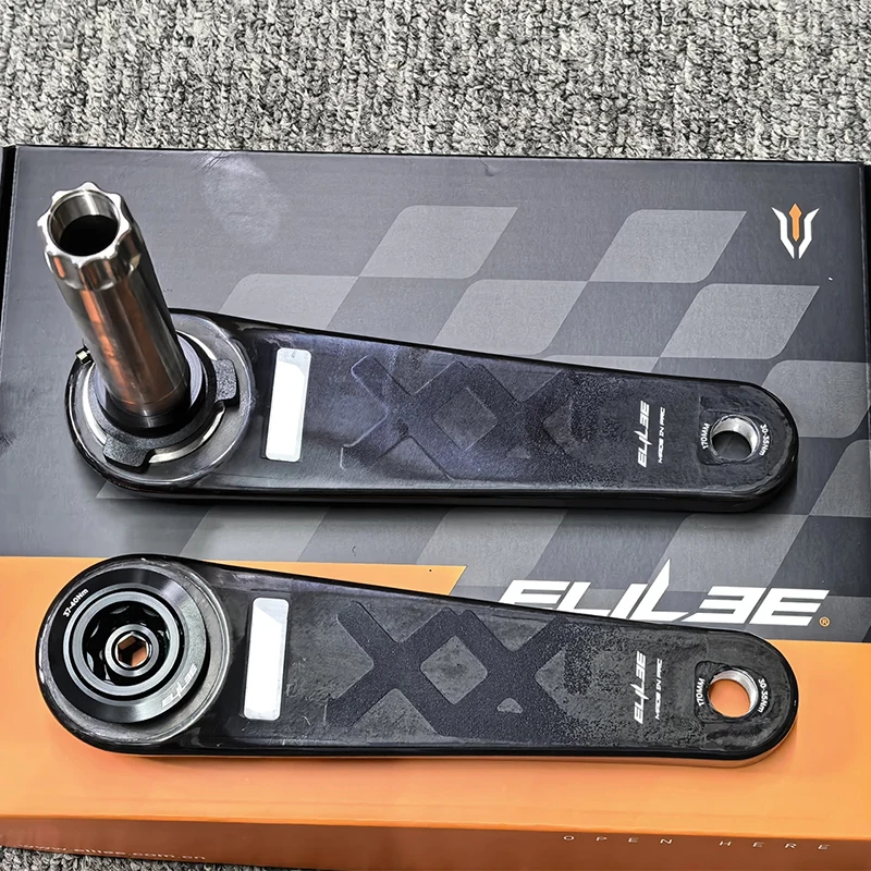ELILEE XXE X310 Carbon Fiber Road Bike Crankset 24mm 29mm Titanium Carbon Spindle Spider Power Meter
ELILEE XXE X310 Carbon Fiber Road Bike Crankset 24mm 29mm Titanium Carbon Spindle Spider Power Meter
