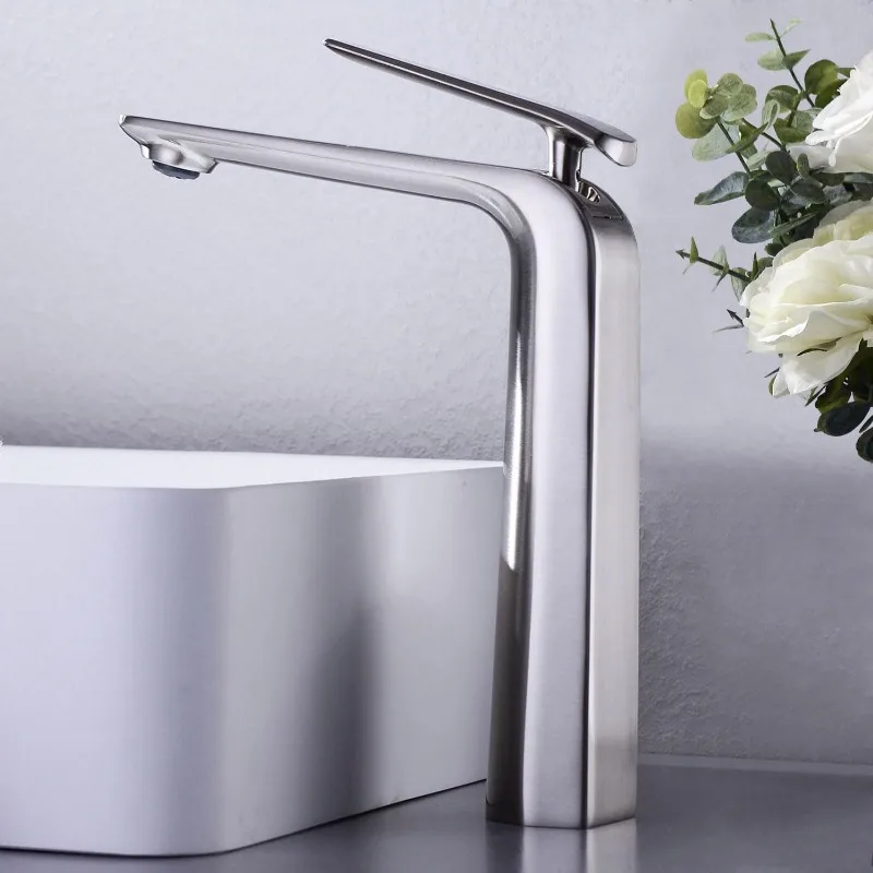 Tall Bathroom Faucet for Vessel Sink, Premium Mixer Tap Brushed Nickel Bathroom Basin Faucet Single Handle Vanity Faucet
Tall Bathroom Faucet for Vessel Sink, Premium Mixer Tap Brushed Nickel Bathroom Basin Faucet Single Handle Vanity Faucet