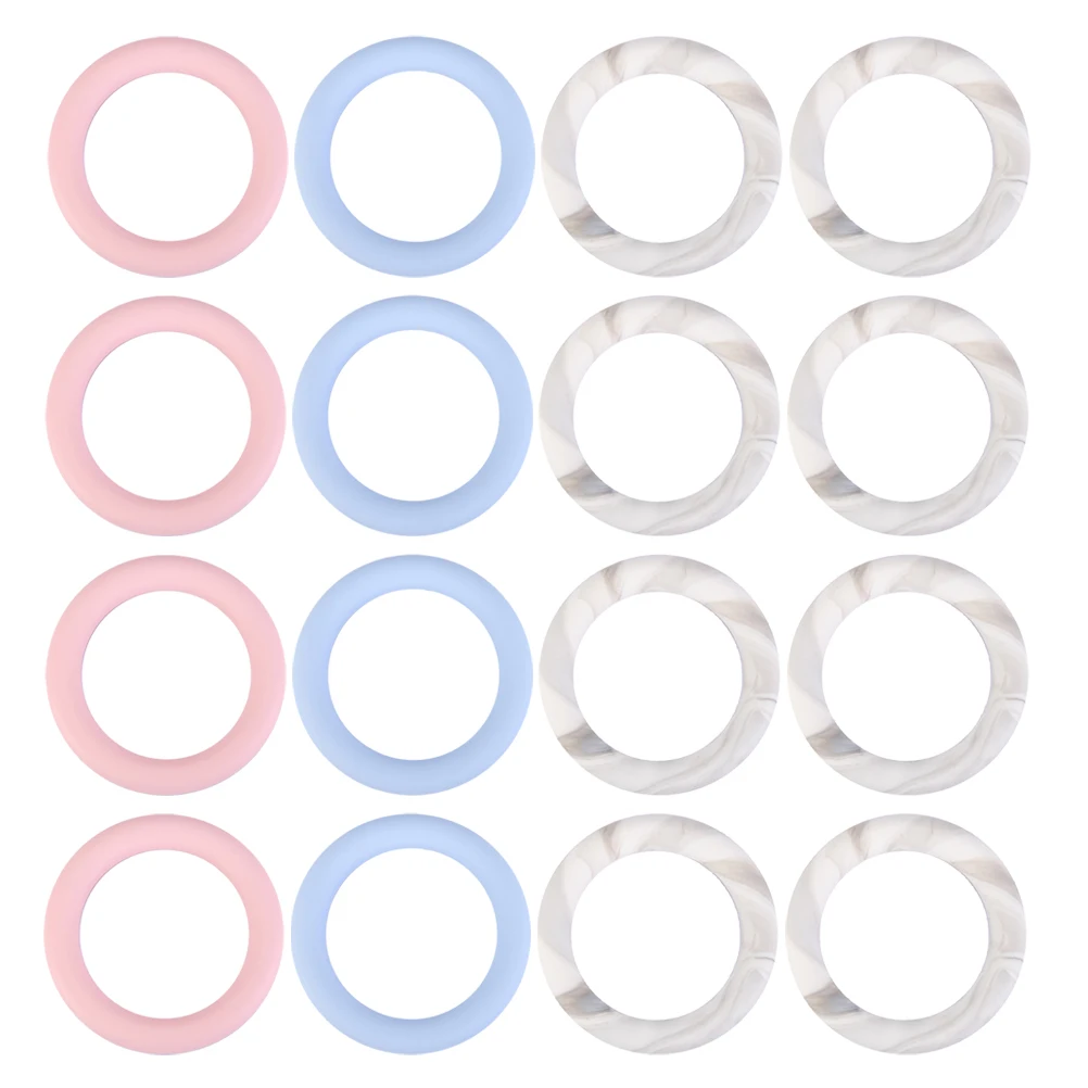16pcs Silicone Ring Lanyard 55MM Beaded Keychain Multi-color Non-detachable Bag Charm Pendant DIY Accessories Round Loop
16pcs Silicone Ring Lanyard 55MM Beaded Keychain Multi-color Non-detachable Bag Charm Pendant DIY Accessories Round Loop