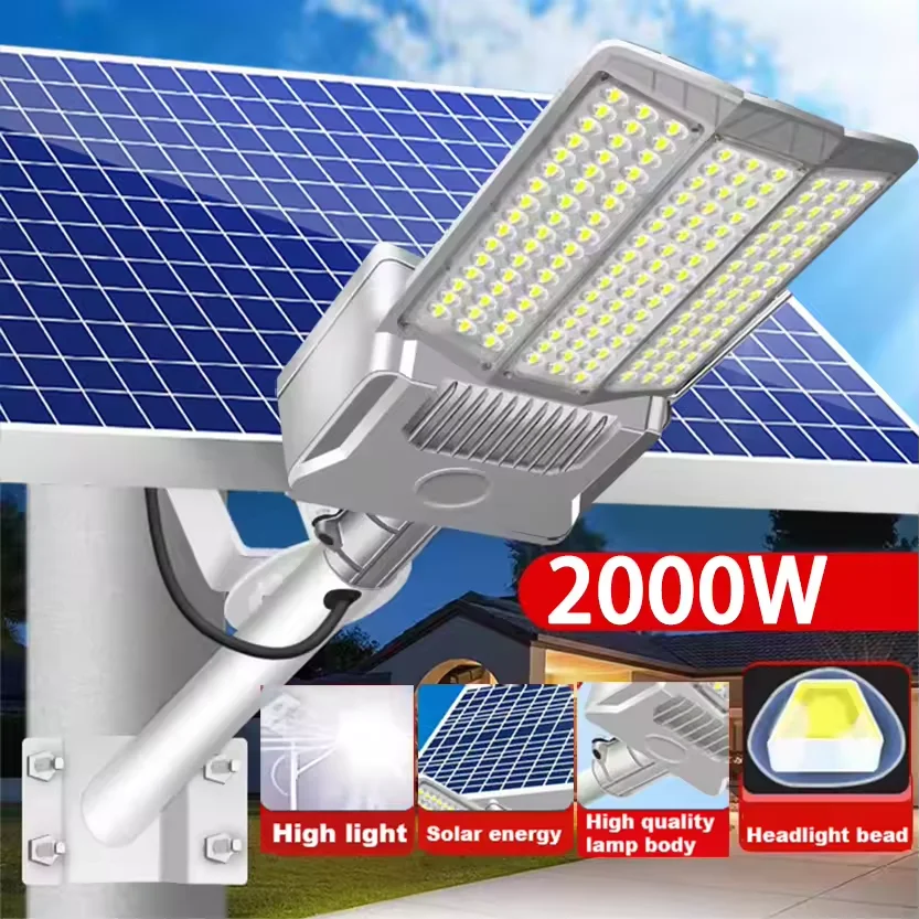 Powerful Solar Lights Outdoor Waterproof Aluminum Solar Street light Garden sunlight for Yard Country and Parking Lot
Powerful Solar Lights Outdoor Waterproof Aluminum Solar Street light Garden sunlight for Yard Country and Parking Lot 