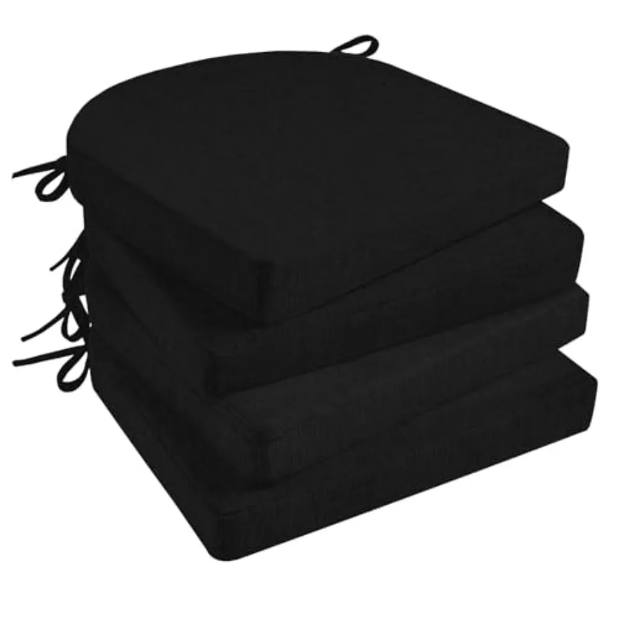 Chair Cushions for Dining Chairs 4 Pack, Kitchen Chair Cushions with Ties and Non Slip Backing, 16 x 16 inches Chair Pads for D
Chair Cushions for Dining Chairs 4 Pack, Kitchen Chair Cushions with Ties and Non Slip Backing, 16 x 16 inches Chair Pads for D