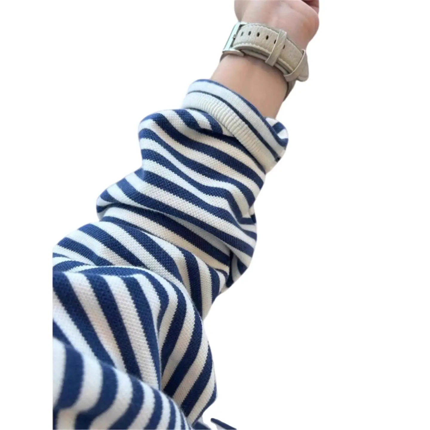 Blue Striped round Ne Long Sve T-irt Hoodie Women's Spring Autumn Loose Slimming Faionable Overhead Top
Blue Striped round Ne Long Sve T-irt Hoodie Women's Spring Autumn Loose Slimming Faionable Overhead Top