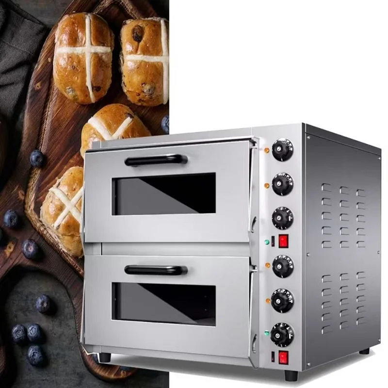Лидер продаж, коммерческая двухслойная электрическая духовка для пиццы, двухслойный тостер для хлеба, торт, хлебная машина, электрическая
Лидер продаж, коммерческая двухслойная электрическая духовка для пиццы, двухслойный тостер для хлеба, торт, хлебная машина, электрическая
