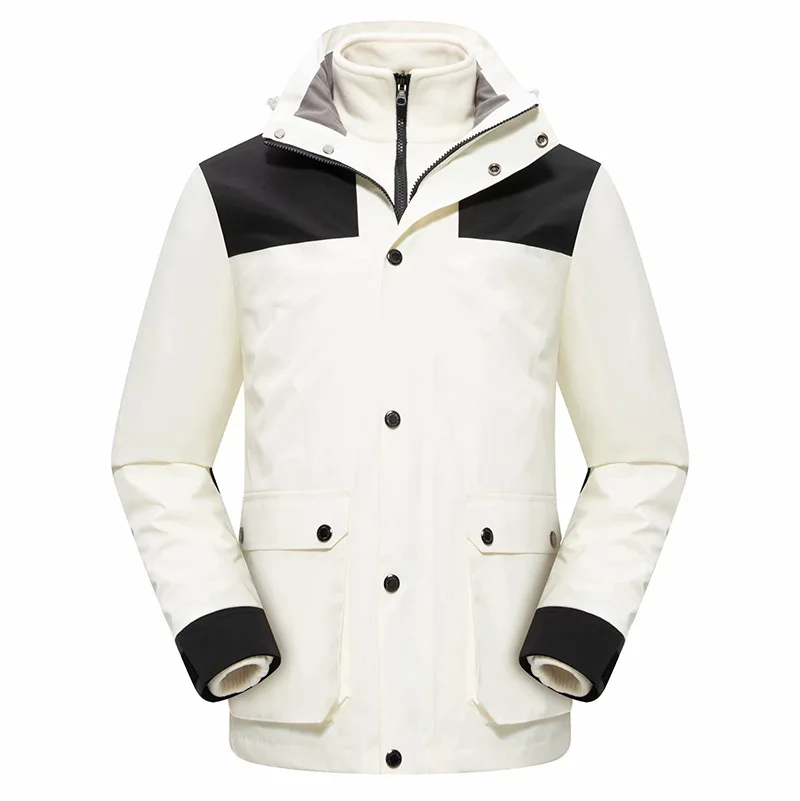Outdoor jacket three-in-one, male female couples two-piece sports fleece fishing to keep warm, mountaineering wholesale
Outdoor jacket three-in-one, male female couples two-piece sports fleece fishing to keep warm, mountaineering wholesale
