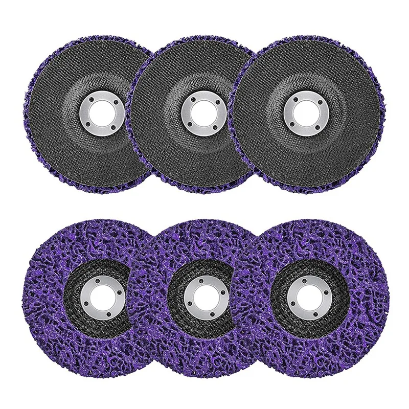 6 Pack Stripping Wheel Strip Discs For Angle Grinders, Rust Welds, Oxidation, Paint Cleaning & Removing (4 X 5/8Inch)
6 Pack Stripping Wheel Strip Discs For Angle Grinders, Rust Welds, Oxidation, Paint Cleaning & Removing (4 X 5/8Inch)