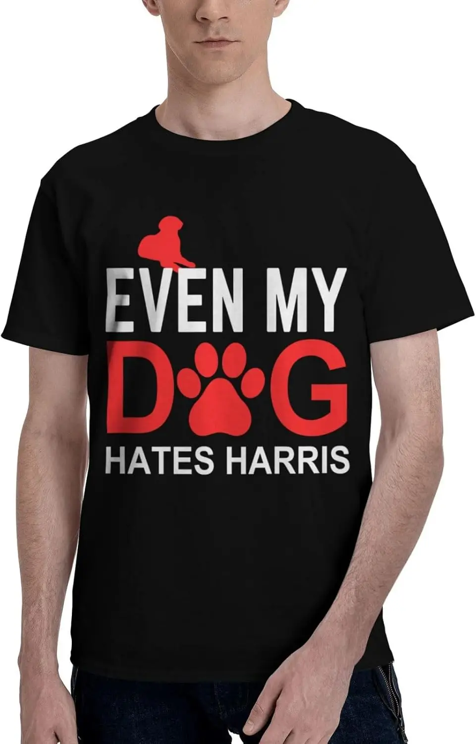 Even My Dog Hates Kamala Harris F K Kamala Harris Men's T-Shirt Classic Short Sleeve Tees Cotton Shirt
Even My Dog Hates Kamala Harris F K Kamala Harris Men's T-Shirt Classic Short Sleeve Tees Cotton Shirt