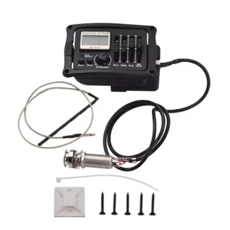 AT82-EQ Plate With Colorful LCD Screen Acoustic Guitar Pickup Folk Classical Built-In Microphone Calibration
AT82-EQ Plate With Colorful LCD Screen Acoustic Guitar Pickup Folk Classical Built-In Microphone Calibration