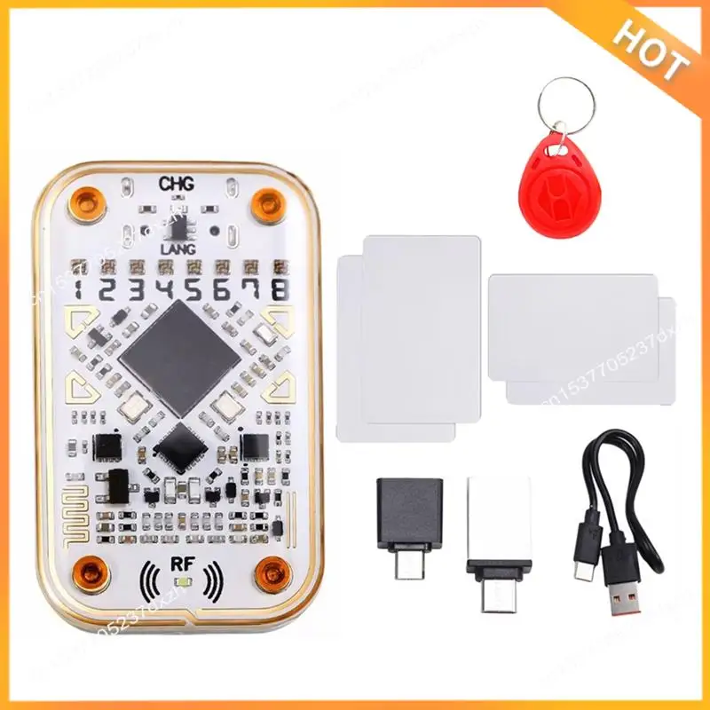 A43M Multi-Function RFID NFC Read Writer With Chameleon Ultra And T5577 Keychain + 2XUID/CUID Cards
A43M Multi-Function RFID NFC Read Writer With Chameleon Ultra And T5577 Keychain + 2XUID/CUID Cards