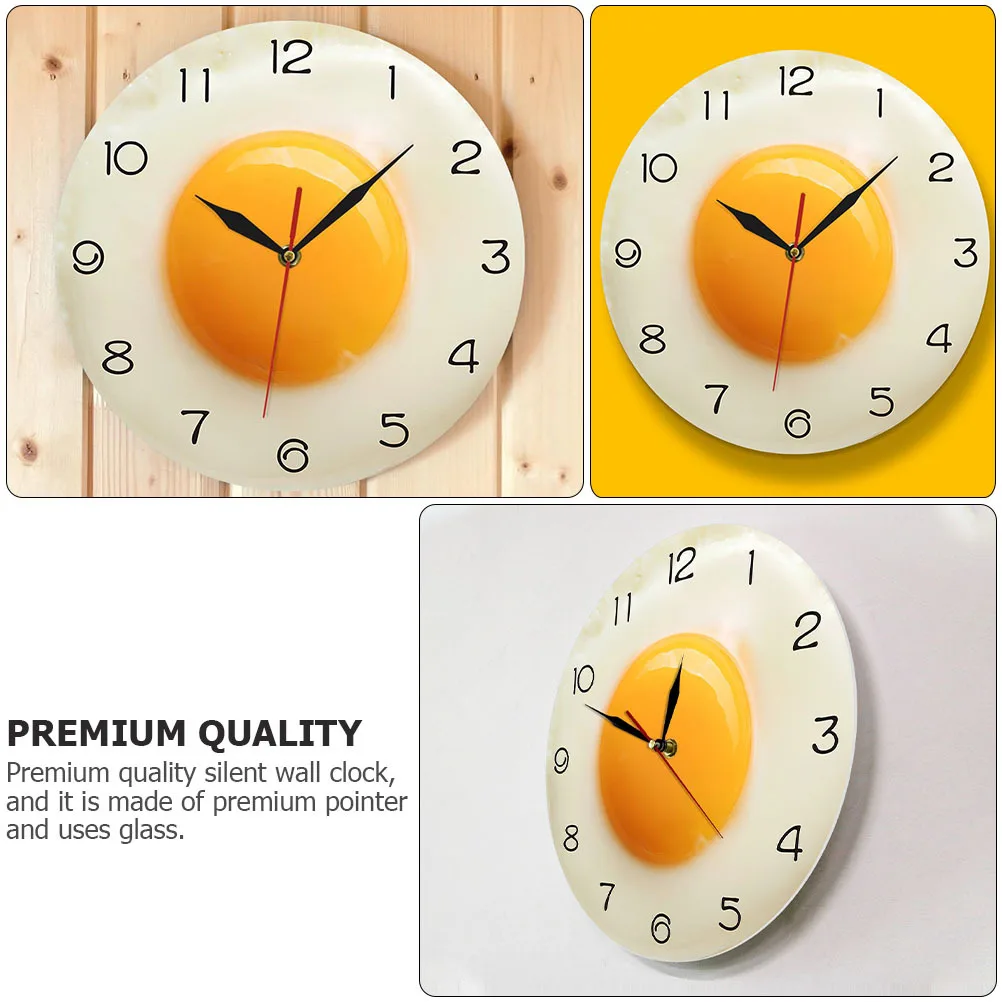 Premium Round Poached Egg Shape Clock Quiet Non-Ticking Movement Decorative Home Clock for Hotel Bar Pub Interior
Premium Round Poached Egg Shape Clock Quiet Non-Ticking Movement Decorative Home Clock for Hotel Bar Pub Interior