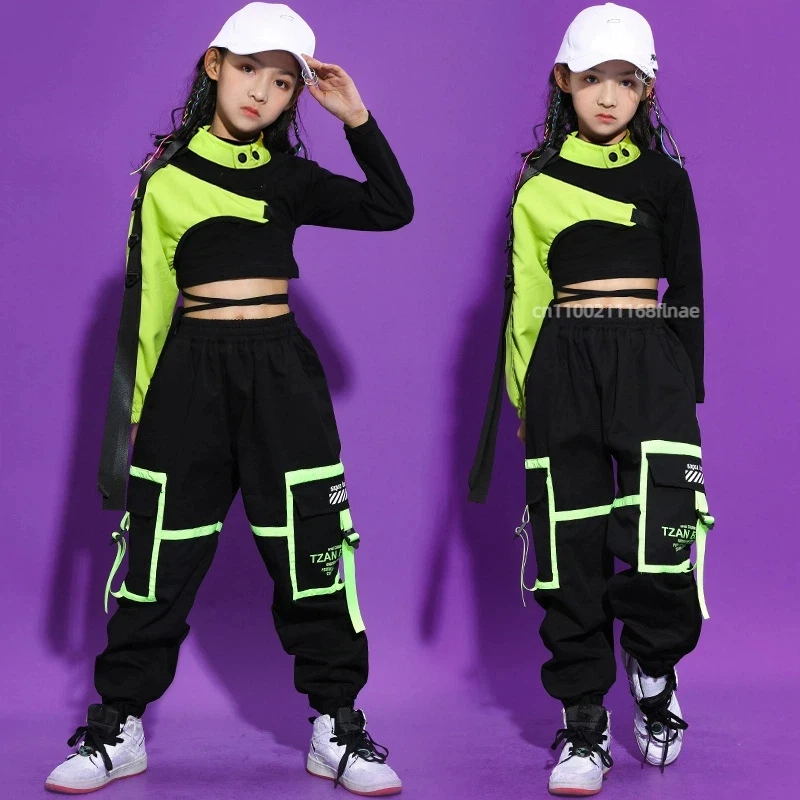 Girls' Street Dance Set, Jazz Dance Costume, Children's Hip-hop Casual Runway Show, Exposed Navel Trend Performance Costume
Girls' Street Dance Set, Jazz Dance Costume, Children's Hip-hop Casual Runway Show, Exposed Navel Trend Performance Costume