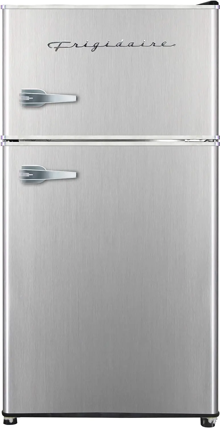 3.1 cu ft 2 Door Fridge and Freezer, Platinum Series, Stainless Steel, Double
3.1 cu ft 2 Door Fridge and Freezer, Platinum Series, Stainless Steel, Double