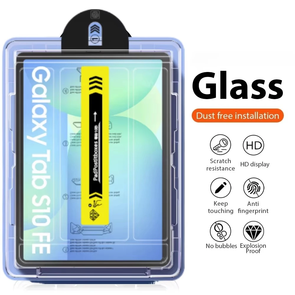 Screen Protector For Samsung Tab S10 Lite 2025 S10 FE+ 13.1 S10FE 10.9 S9 S8 S7 FE Plus A9 8.7 inch Easy Install Tempered Glass
Screen Protector For Samsung Tab S10 Lite 2025 S10 FE+ 13.1 S10FE 10.9 S9 S8 S7 FE Plus A9 8.7 inch Easy Install Tempered Glass