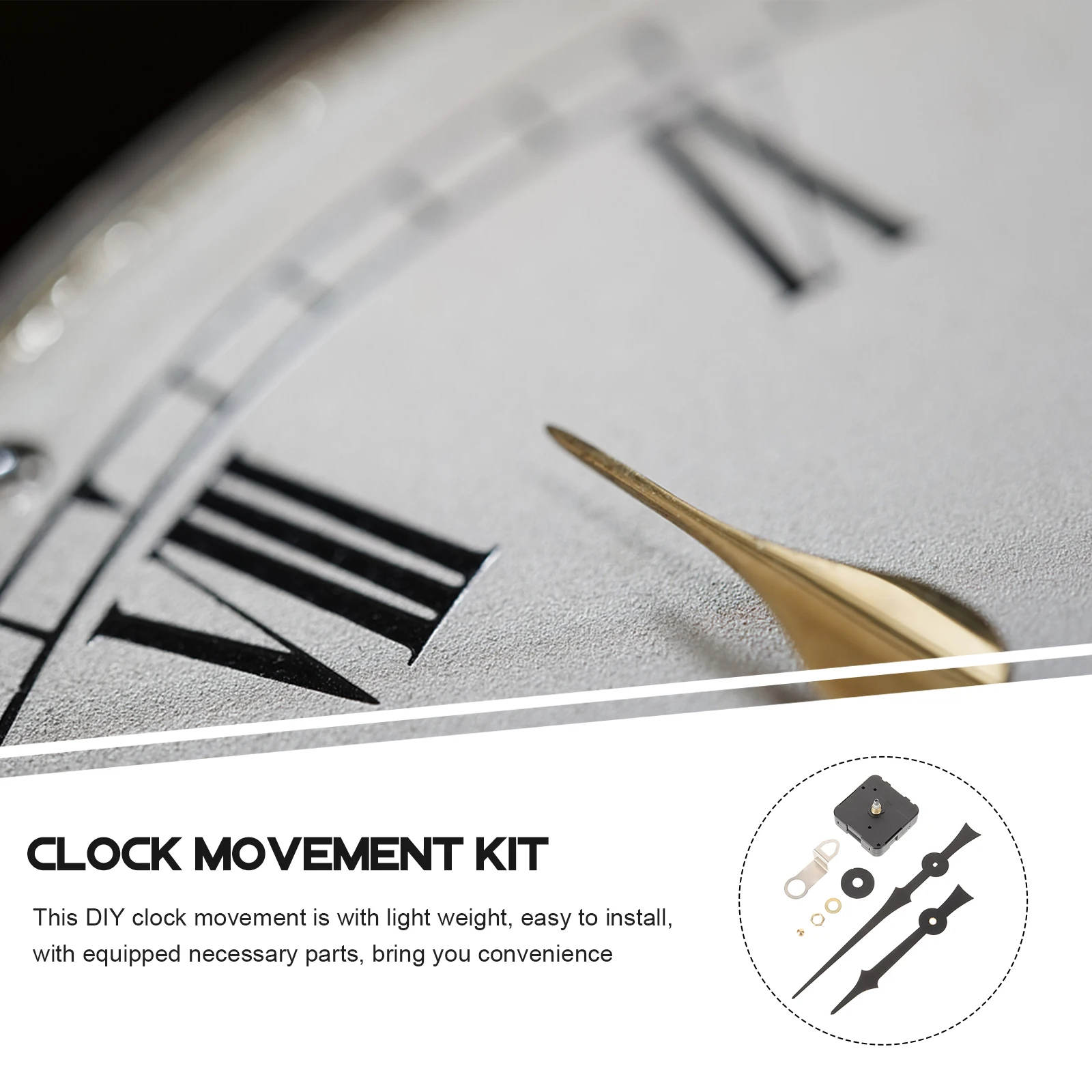1 Set Movement Kit Wall Mechanism Replacement Parts Mute Diy Clock Motor Wall Clock Accessories For Craft Rimless Clocks Durable
1 Set Movement Kit Wall Mechanism Replacement Parts Mute Diy Clock Motor Wall Clock Accessories For Craft Rimless Clocks Durable