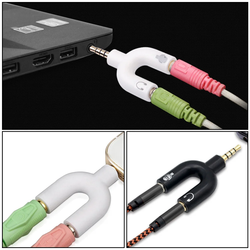 2Pcs Audio Converter Headphone Splitter Adapter Dual 3.5mm Female Ports Overcome Laptop Audio Limitations Mic Speaker Connection
2Pcs Audio Converter Headphone Splitter Adapter Dual 3.5mm Female Ports Overcome Laptop Audio Limitations Mic Speaker Connection