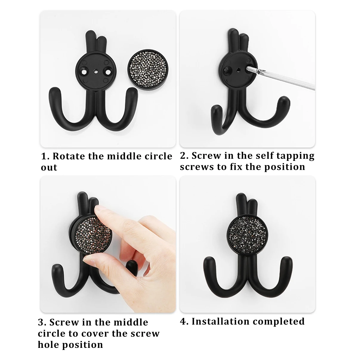 Nordic Light Luxury Clothing Hook Small Rabbit Modeling Wardrobe Hook Wall Hanging Clothing Hook Door Entrance Metal Hook
Nordic Light Luxury Clothing Hook Small Rabbit Modeling Wardrobe Hook Wall Hanging Clothing Hook Door Entrance Metal Hook