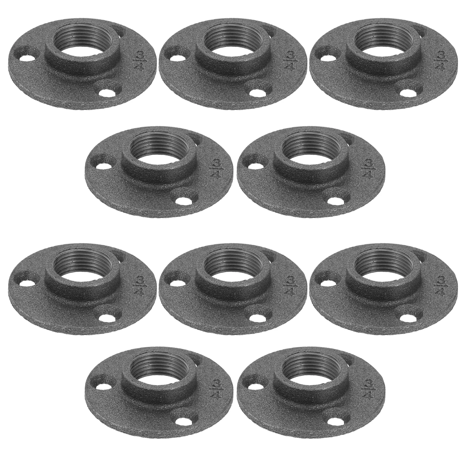 10pcs Flange Plates Pipe Fittings Iron Black Industrial Malleable Cast Fixed Base Floor Furniture Shelving Decors Kitchen
10pcs Flange Plates Pipe Fittings Iron Black Industrial Malleable Cast Fixed Base Floor Furniture Shelving Decors Kitchen