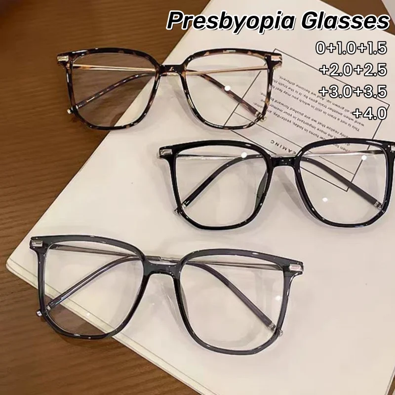 Fashion Large Square Framed Reading Glasses for Woemn Anti Blue Light High-definition Comfortable Eyeglasses Fashion Wear Take
Fashion Large Square Framed Reading Glasses for Woemn Anti Blue Light High-definition Comfortable Eyeglasses Fashion Wear Take