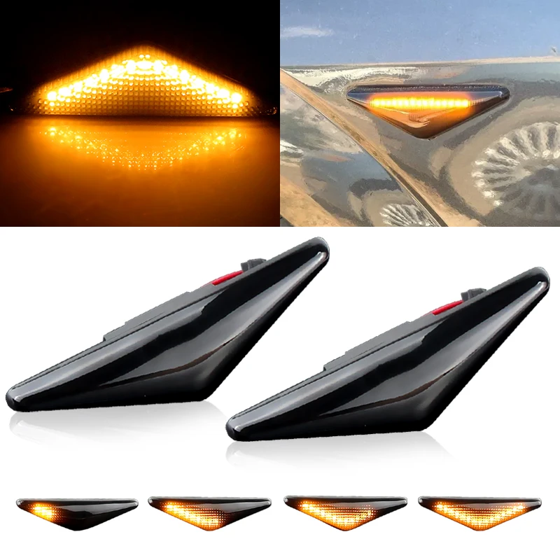 2Pcs Smoke Amber Led Side Marker Turn Signal Light For Ford MONDEO 2000-2007 MK3 FOCUS MK1 1998-2004 Sequential Blinker Light
2Pcs Smoke Amber Led Side Marker Turn Signal Light For Ford MONDEO 2000-2007 MK3 FOCUS MK1 1998-2004 Sequential Blinker Light