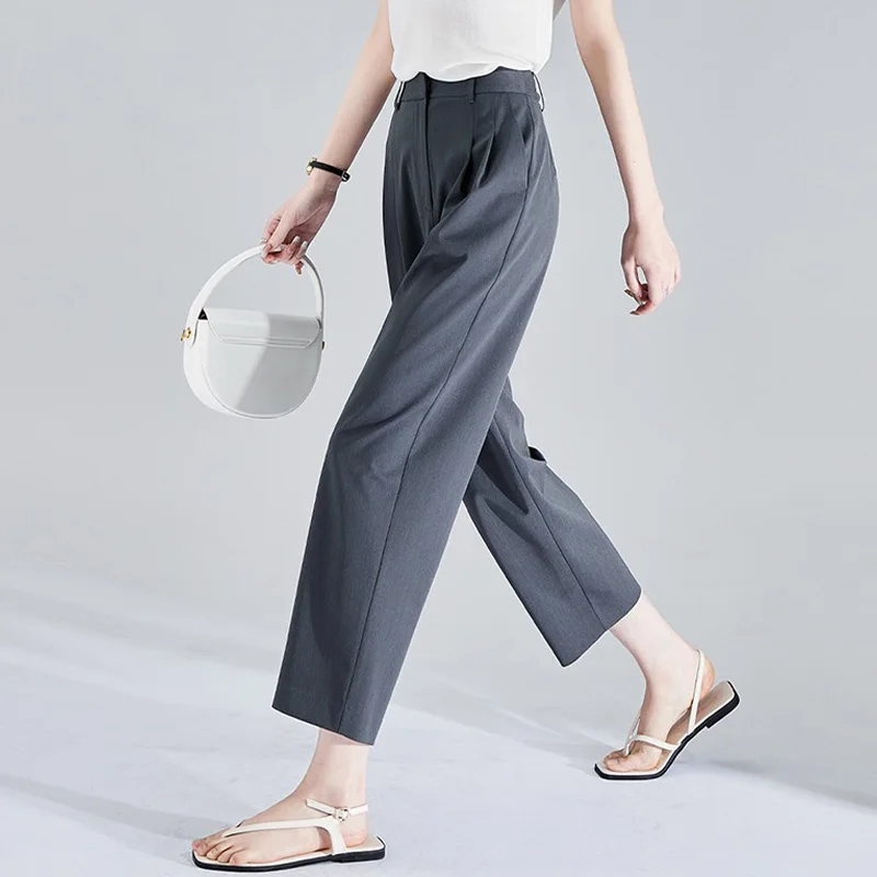 Fall Lightweight Slimming Professional Commuter Anti-Aging Harlan Pants Straight Versatile Luxury Casual Suit Pants Women
Fall Lightweight Slimming Professional Commuter Anti-Aging Harlan Pants Straight Versatile Luxury Casual Suit Pants Women