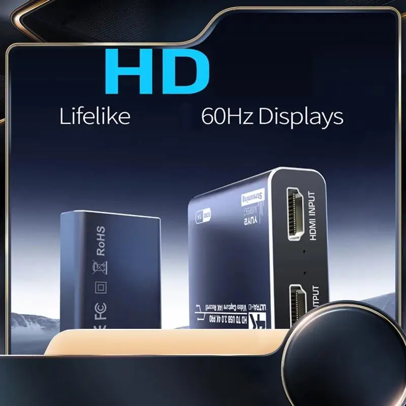 Захват карт видеозахвата - совместимый 4K, 60 Гц, 30 Гц, USB 3,0 C, 1080P, 60 кадров в секунду, 30 кадров в секунду, HD-рекордер для игр Live-N34R
Захват карт видеозахвата - совместимый 4K, 60 Гц, 30 Гц, USB 3,0 C, 1080P, 60 кадров в секунду, 30 кадров в секунду, HD-рекордер для игр Live-N34R
