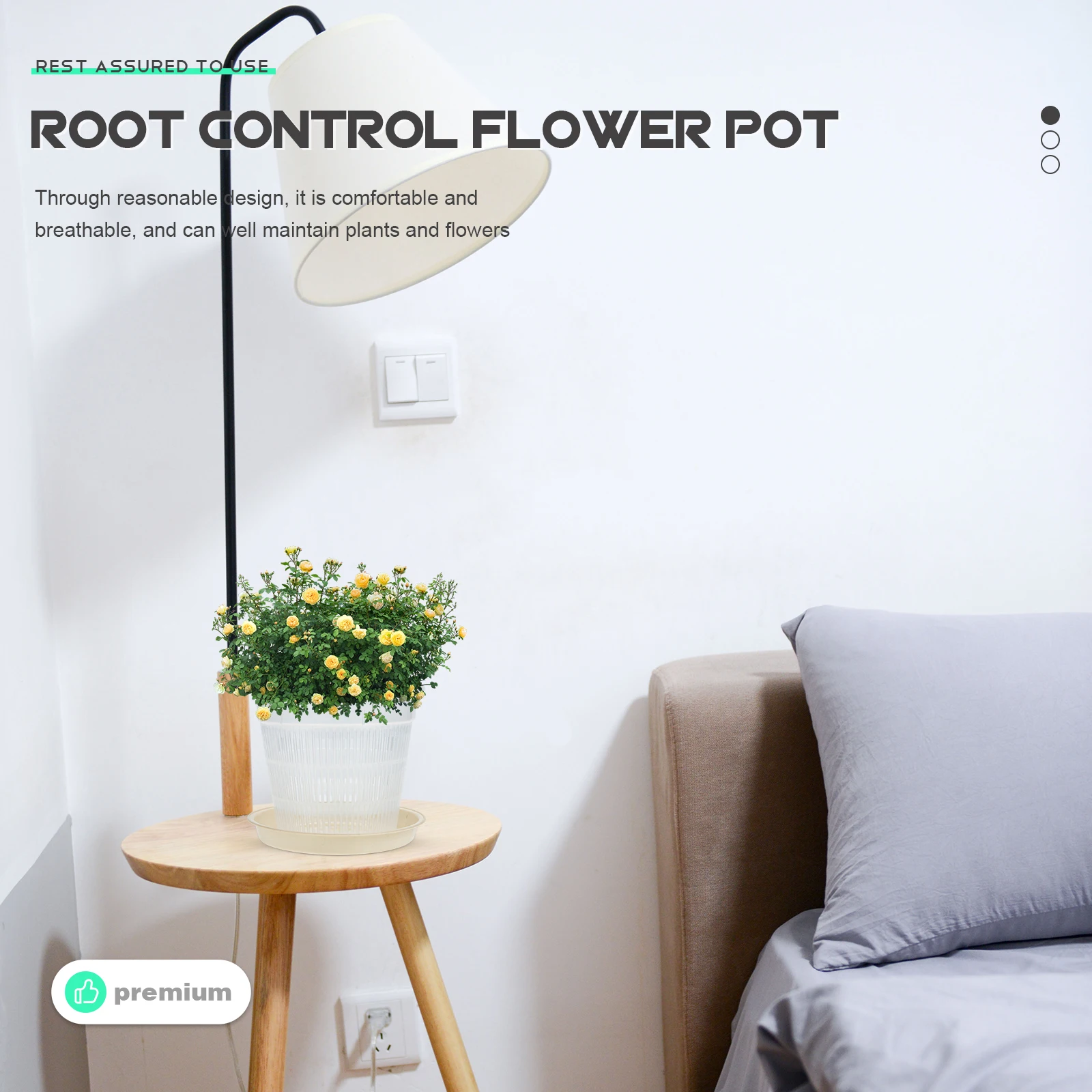 1PC White 110mm Root Control Pot Root-Control Flower Planter with Tray Plastic Plant Pots Breathable Gardening Container
1PC White 110mm Root Control Pot Root-Control Flower Planter with Tray Plastic Plant Pots Breathable Gardening Container