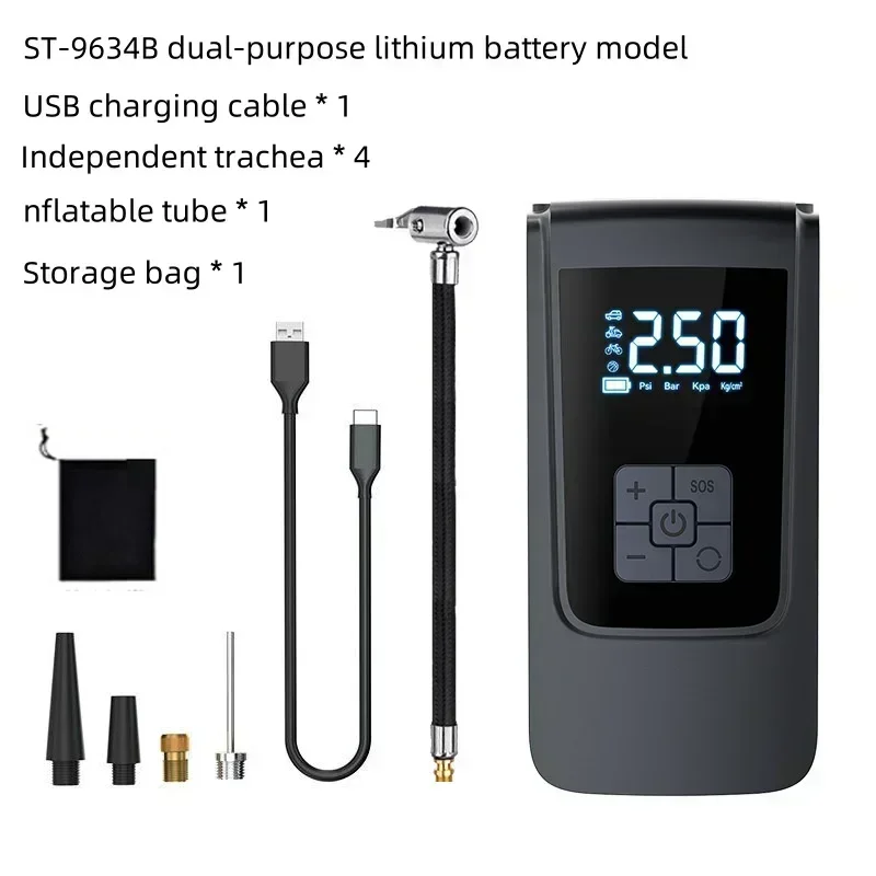 Air Compressor Air Pump For Car Portable Tyre Inflator Electric Motorcycle Pump Air Compressor For Car Motorcycles Bicycles
Air Compressor Air Pump For Car Portable Tyre Inflator Electric Motorcycle Pump Air Compressor For Car Motorcycles Bicycles