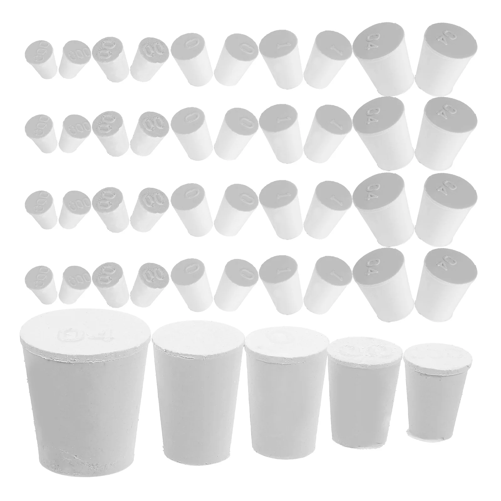 50pcs High Temperature Test Tube Plug Bungs 000# 00# 0# 1# 4# Rubber Stoppers Labs Replacement Parts Sealing Pads
50pcs High Temperature Test Tube Plug Bungs 000# 00# 0# 1# 4# Rubber Stoppers Labs Replacement Parts Sealing Pads