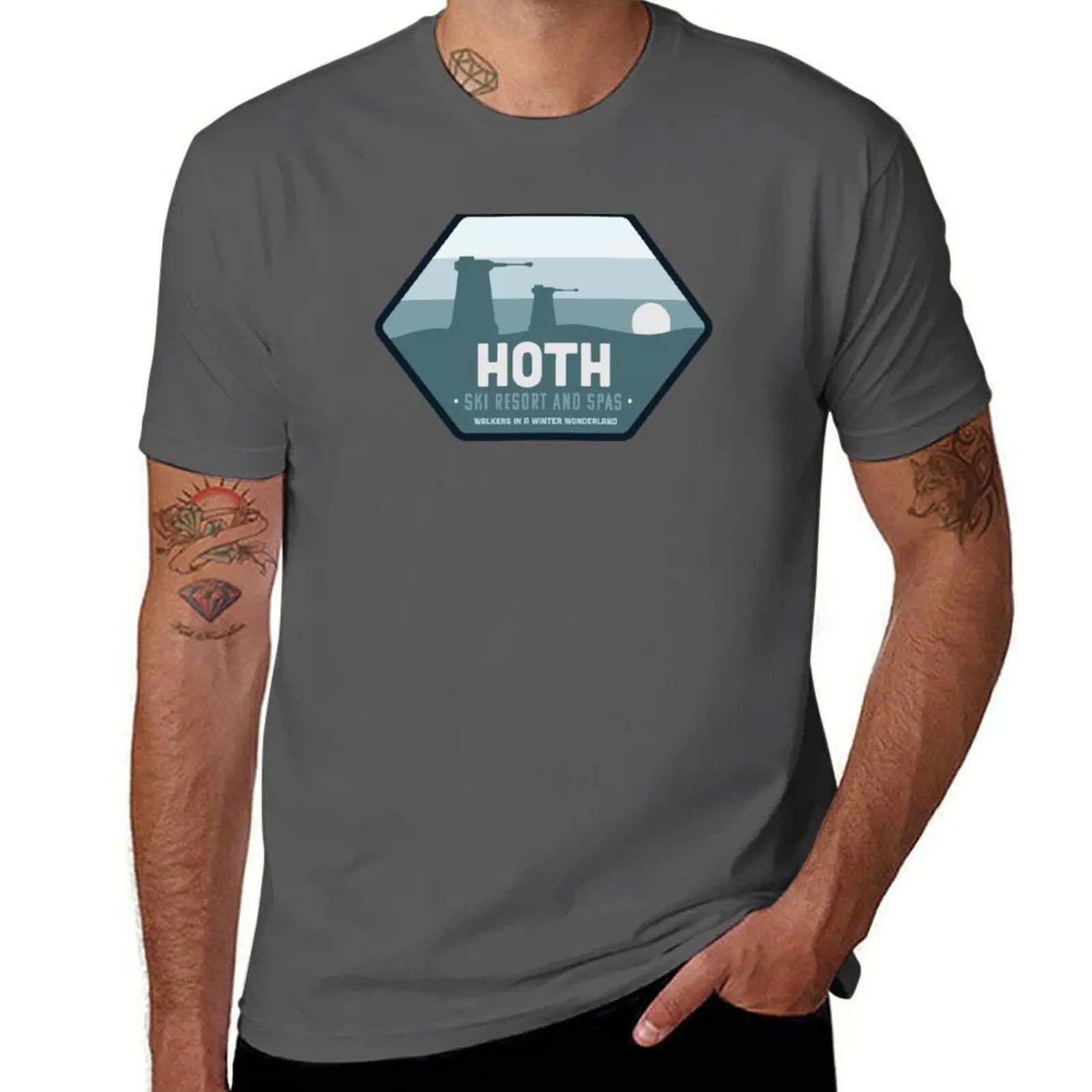 Hoth Ski Resort - Walkers in a Winter Wonderland T-Shirt Construction Work Tee Shirt
Hoth Ski Resort - Walkers in a Winter Wonderland T-Shirt Construction Work Tee Shirt