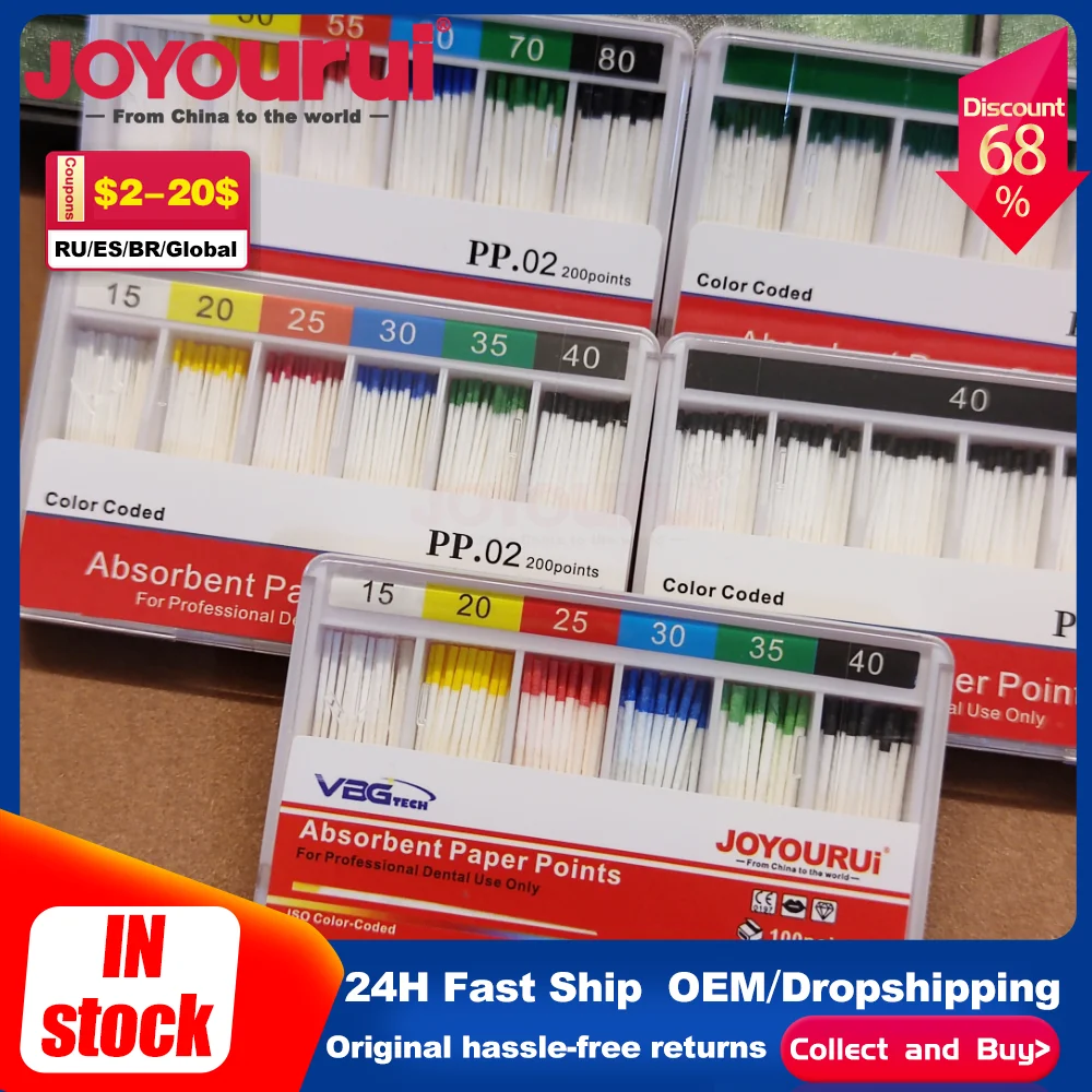 Стоматологические впитывающие бумажные наконечники, влагопоглощающие бумажные наконечники, конус 0,06 0,04 15 # 20 # 30 # 25 # 40 # 35 # Расходные материалы для клиники Конус dentista
Стоматологические впитывающие бумажные наконечники, влагопоглощающие бумажные наконечники, конус 0,06 0,04 15 # 20 # 30 # 25 # 40 # 35 # Расходные материалы для клиники Конус dentista