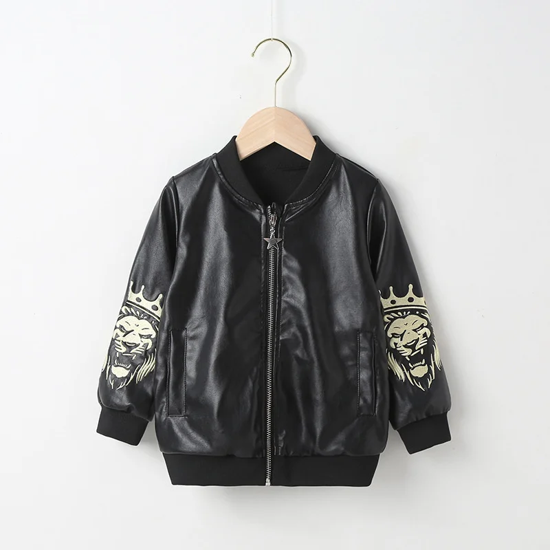 Boys Coat Jacket Cotton Outerwear Overcoat 2023 New PU Spring Autumn High Quality Children's Warm Clothing
Boys Coat Jacket Cotton Outerwear Overcoat 2023 New PU Spring Autumn High Quality Children's Warm Clothing