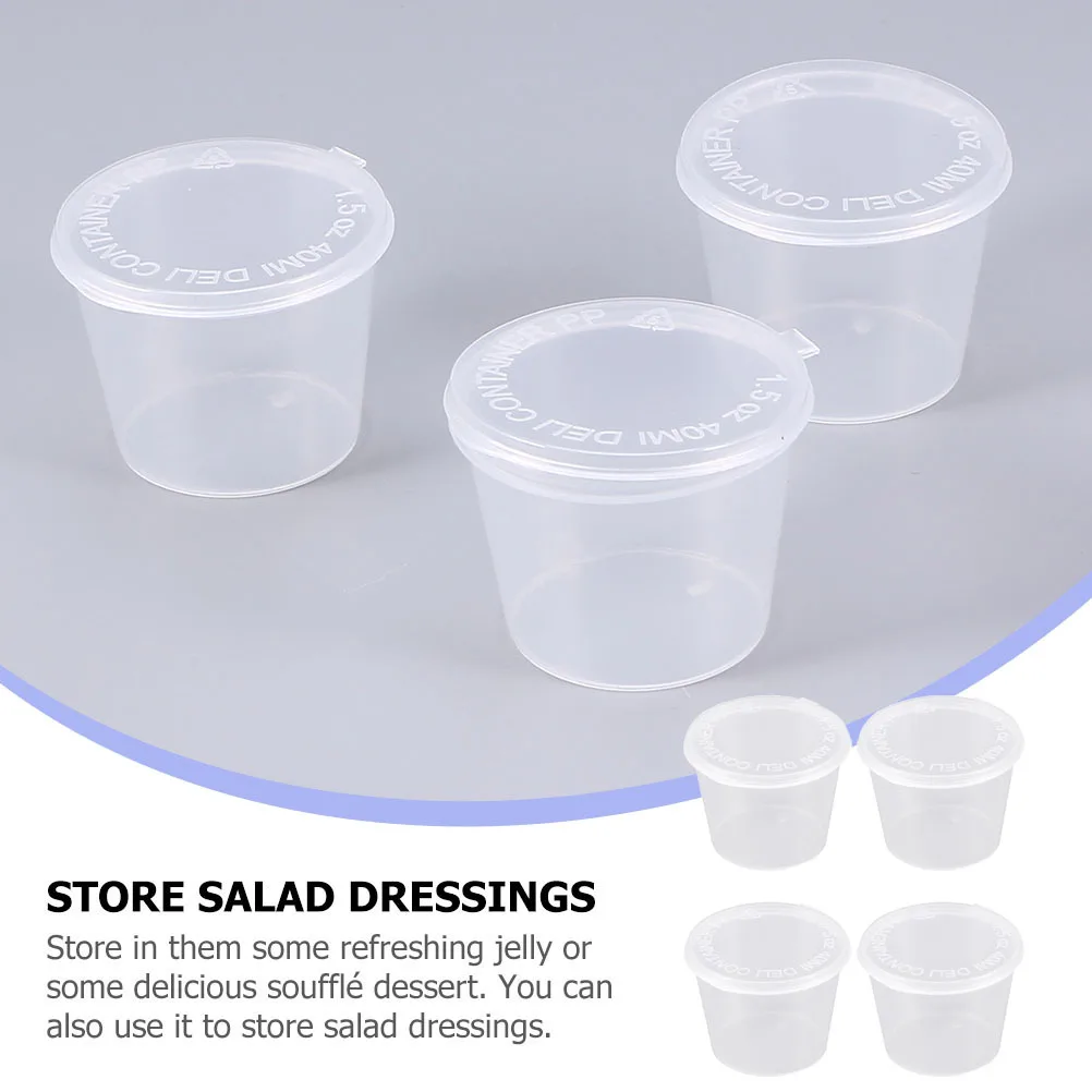 100pcs Disposable Seasoning Box Transparent Small Size Sauce Storage Cup For Restaurant Use Plastic Portion Container
100pcs Disposable Seasoning Box Transparent Small Size Sauce Storage Cup For Restaurant Use Plastic Portion Container